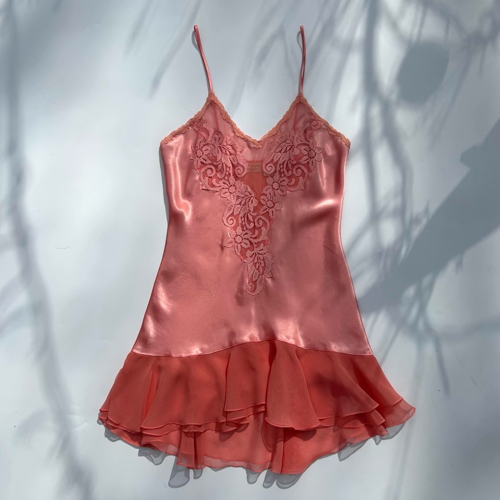 Vintage 80s Victoria’s Secret Chemise Slip Dress